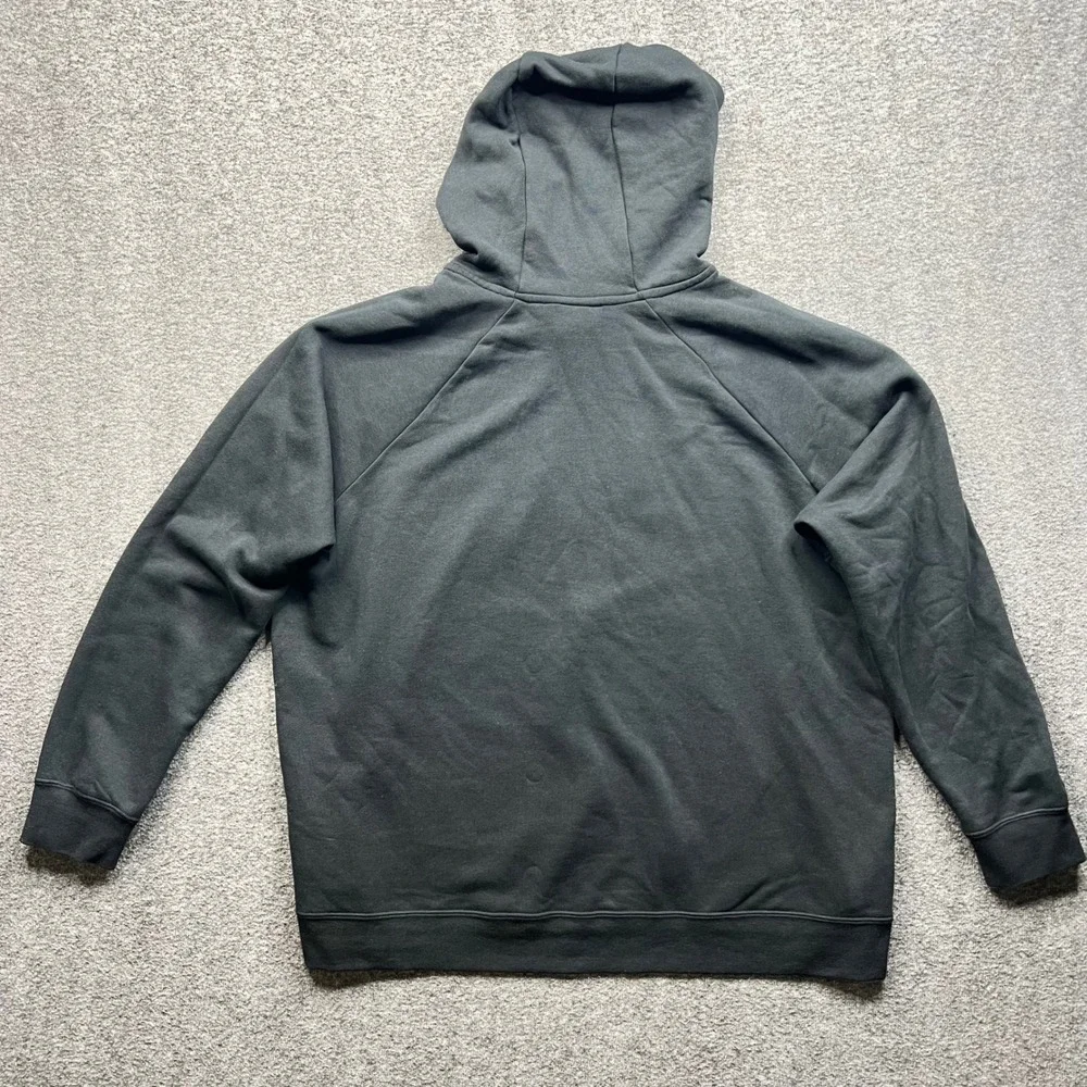 Nike Hoodie Womens 2X Black Gold Silver Graphic Logo Pullover CI1775-010 - Picture 8 of 16